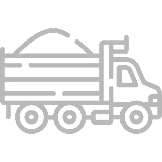 Ikon - lastebil med materialer